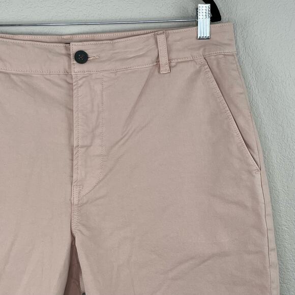 Hudson Light Coral Pink Twill Slim Straight Chino Shorts Size 42 NWT MSRP $135 - Picture 5 of 15